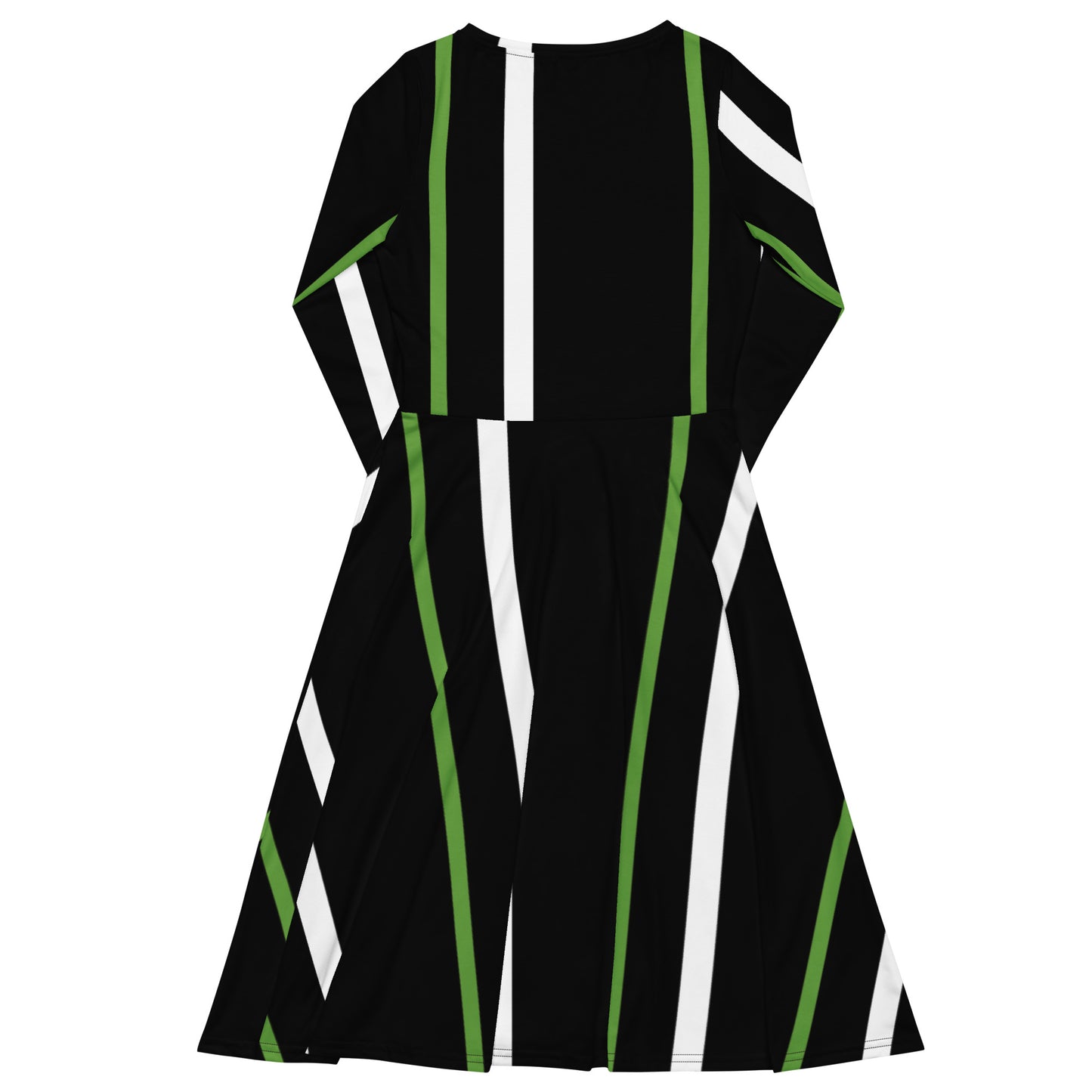 Sqdltd 25 WRFC Futbol AOP long sleeve midi dress Away