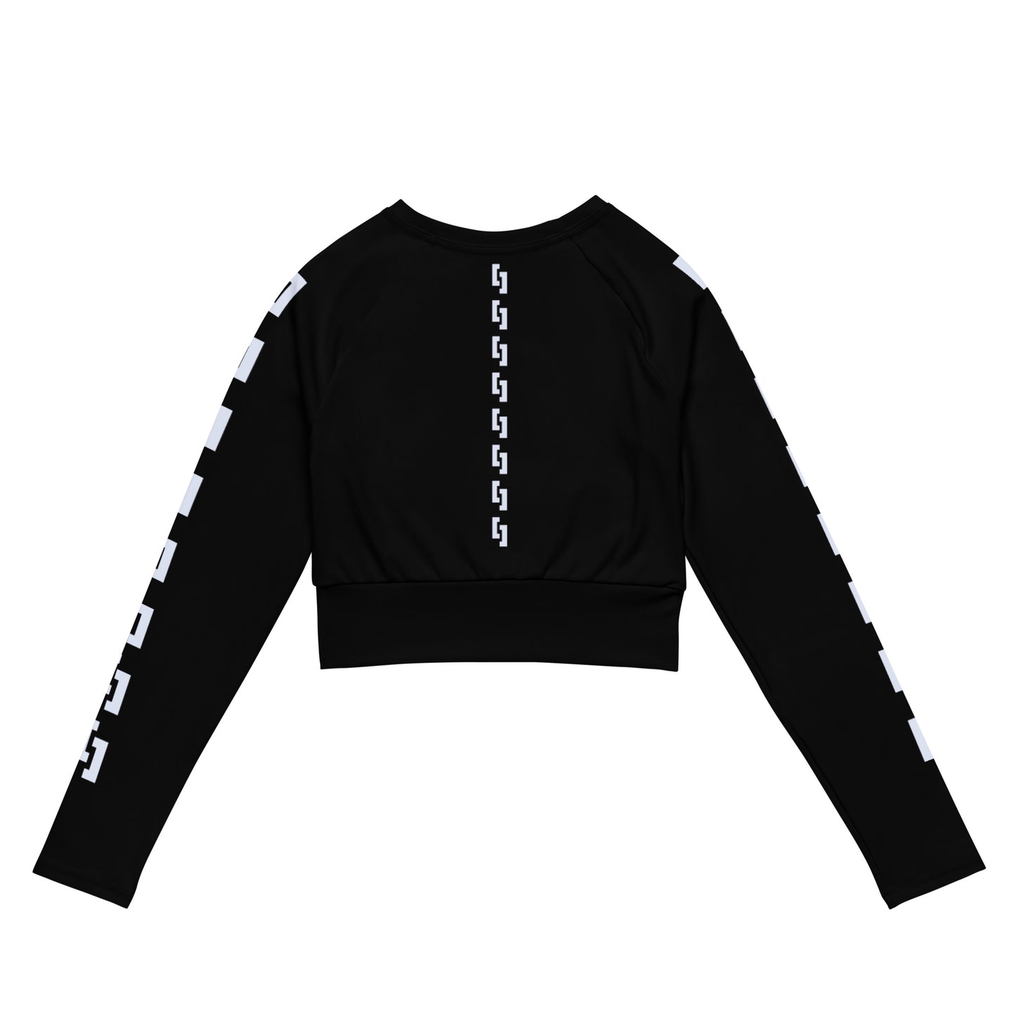 Sqdltd SP24 Recycled long-sleeve crop top WL