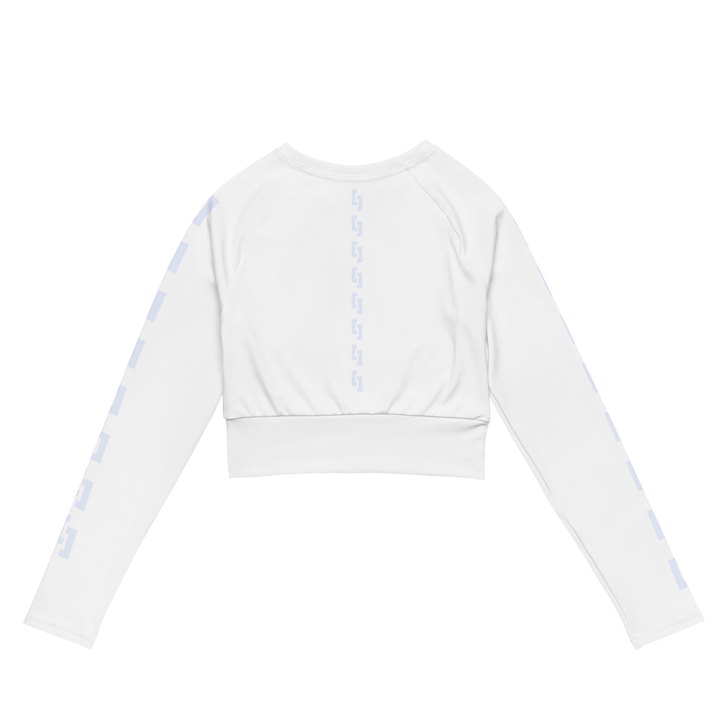 Sqdltd SP24 Recycled long-sleeve crop top BRWL