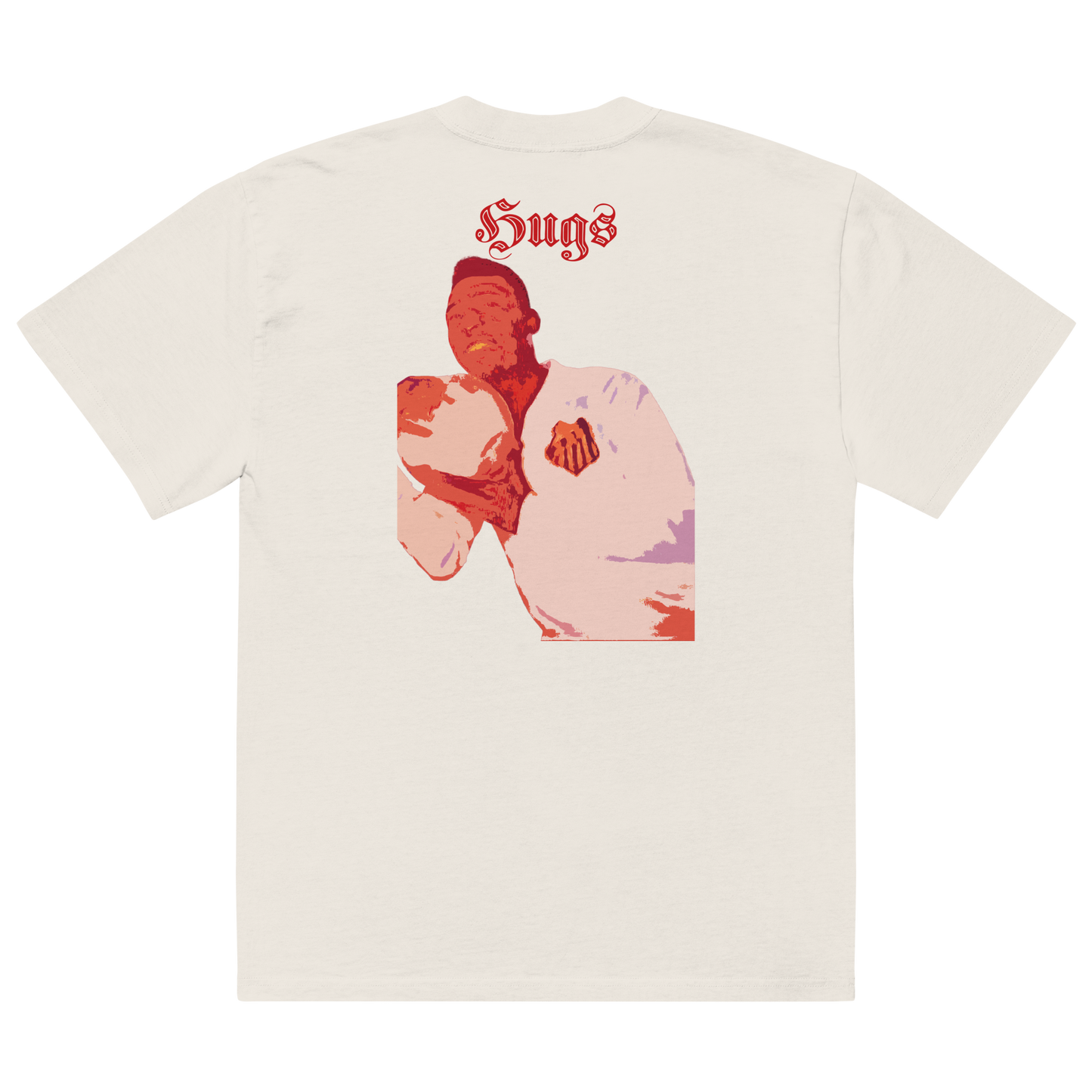 Sqdltd Hugs Oversized faded Tee VRed