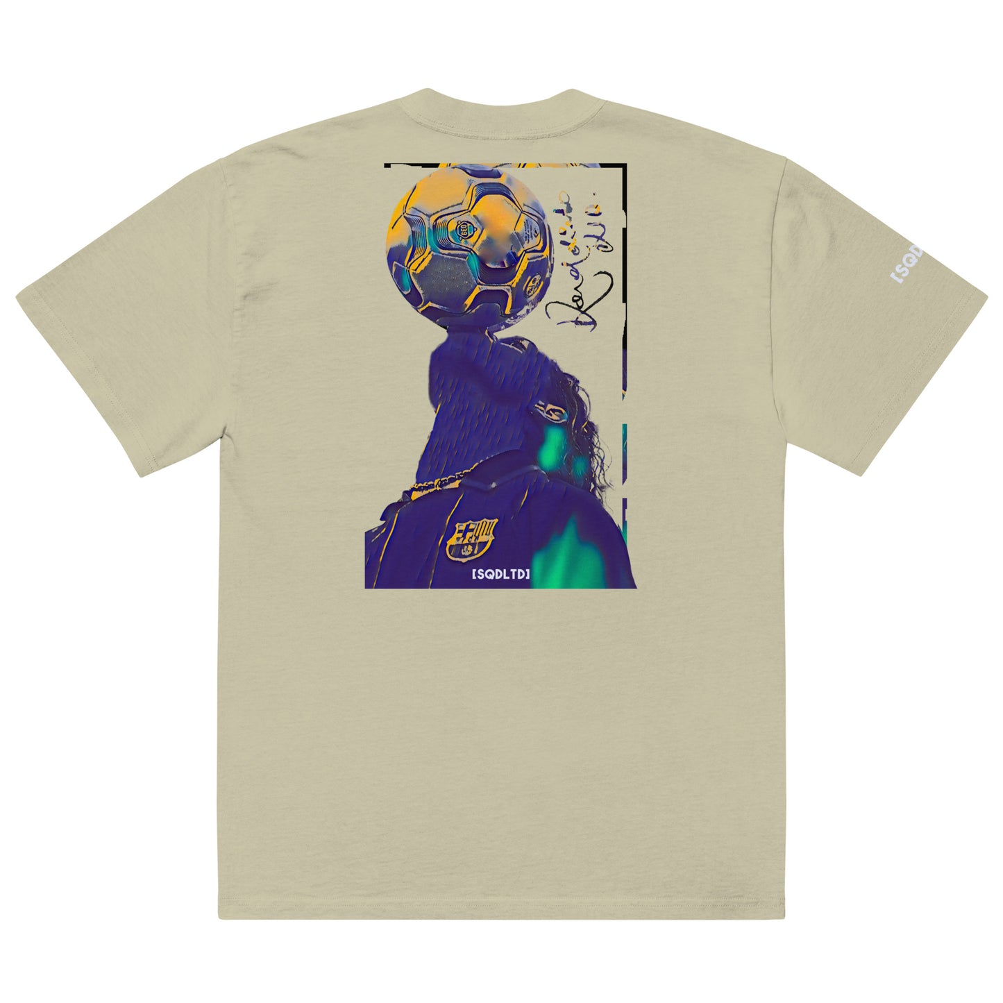 Sqdltd R10 Brasil Oversized faded Tee