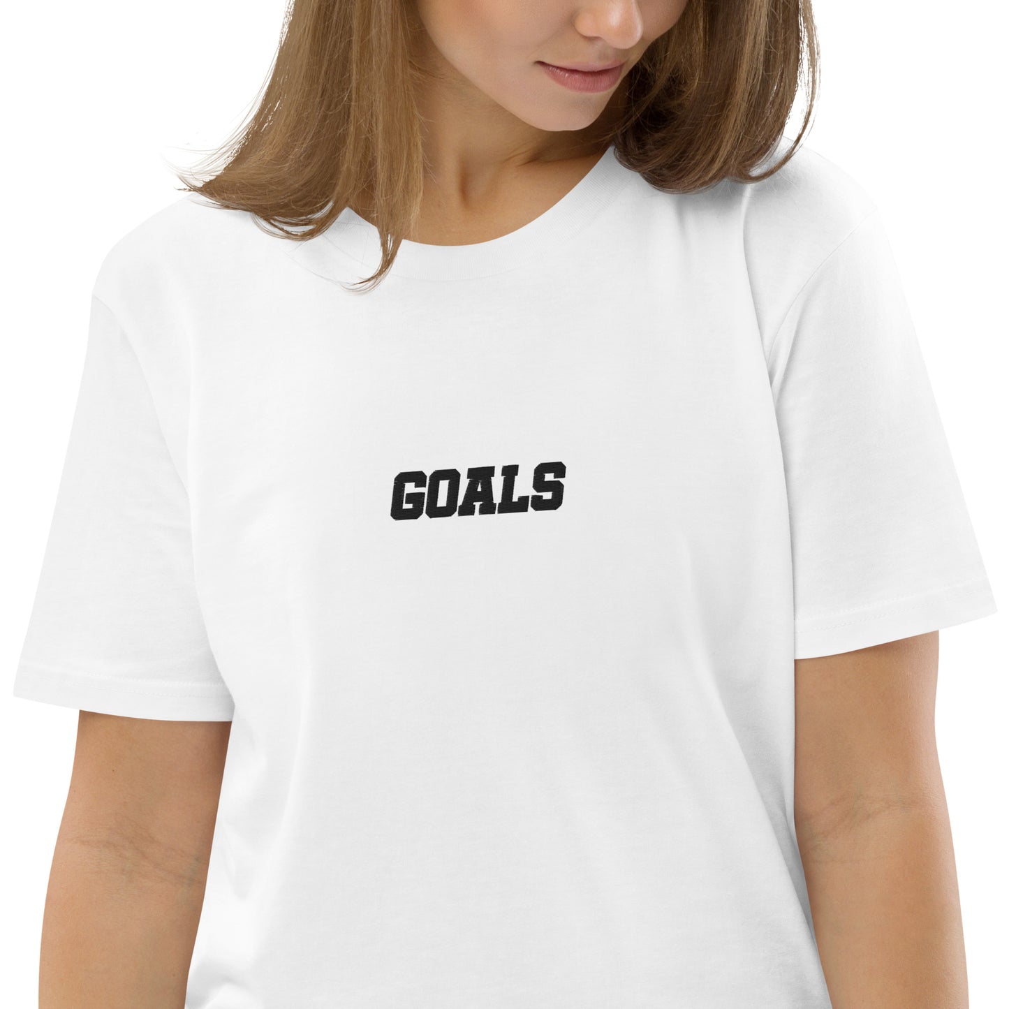 Sqdltd Goals AU23 Embroidered Unisex organic cotton Tee