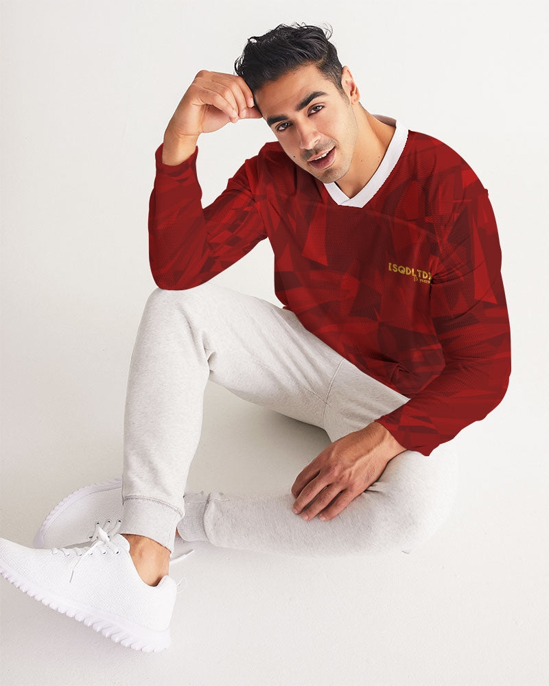 Sqdltd SB Men's Long Sleeve Sports Jersey Lava Sun