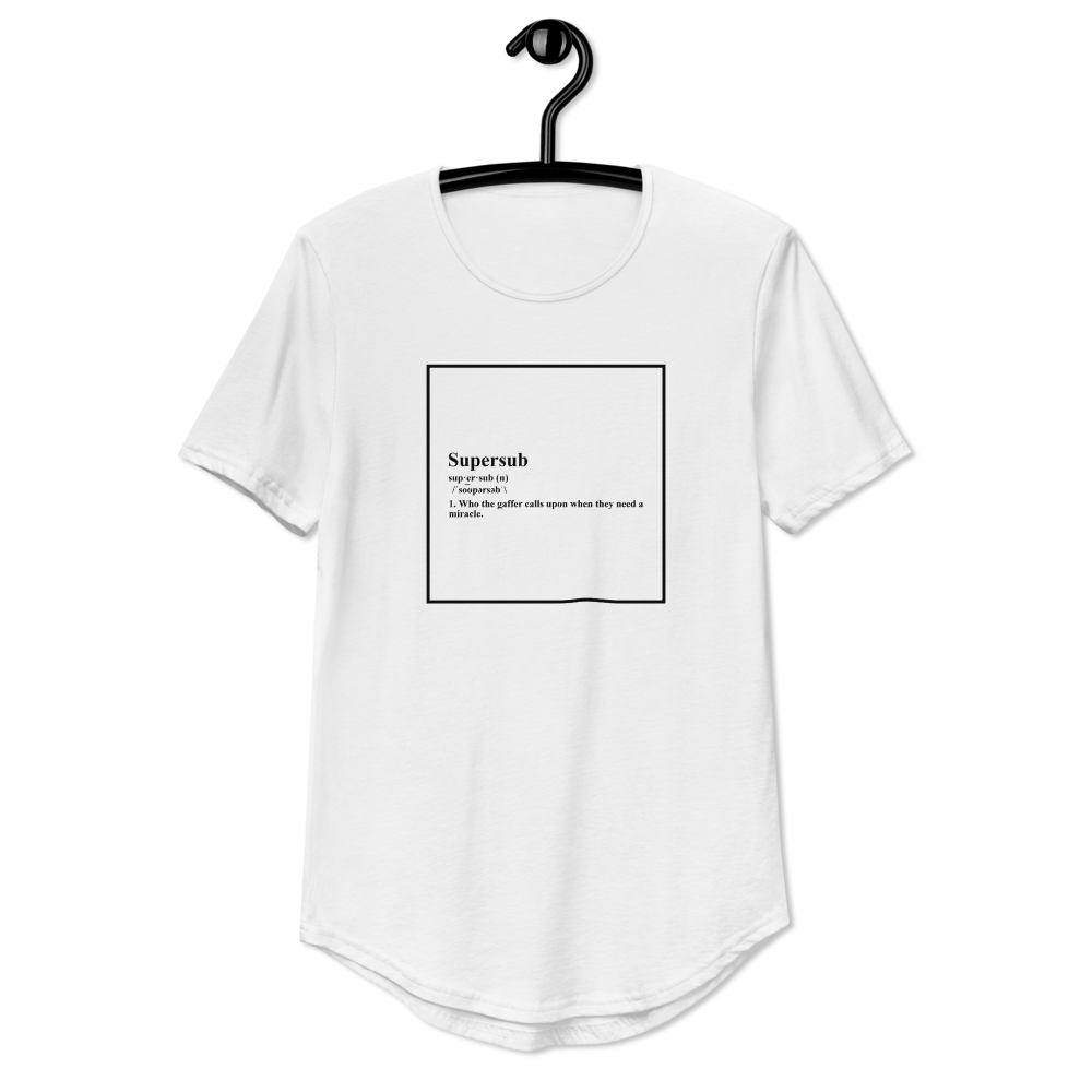 Sqdltd Supersub Men's Curved Hem Tee BL