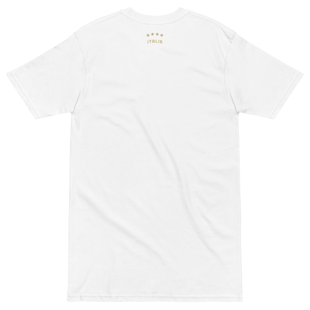 Eat More Pasta Men’s Premium Heavyweight Tee Italia