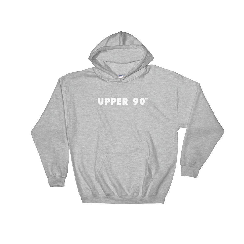 Upper 90 Hooded Sweatshirt white logo