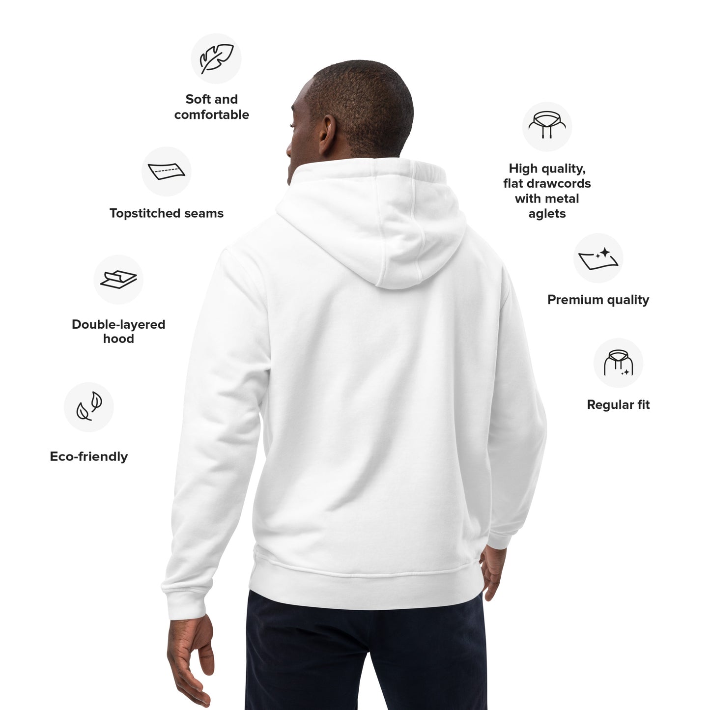 Sqdltd REF Premium eco hoodie WL