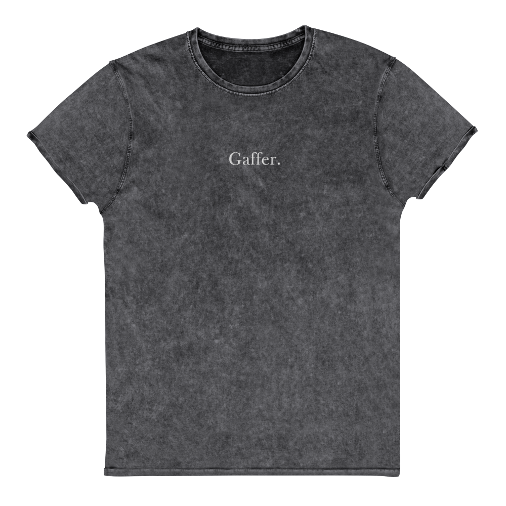 Sqdltd Gaffer Embroidered Denim Tee WL