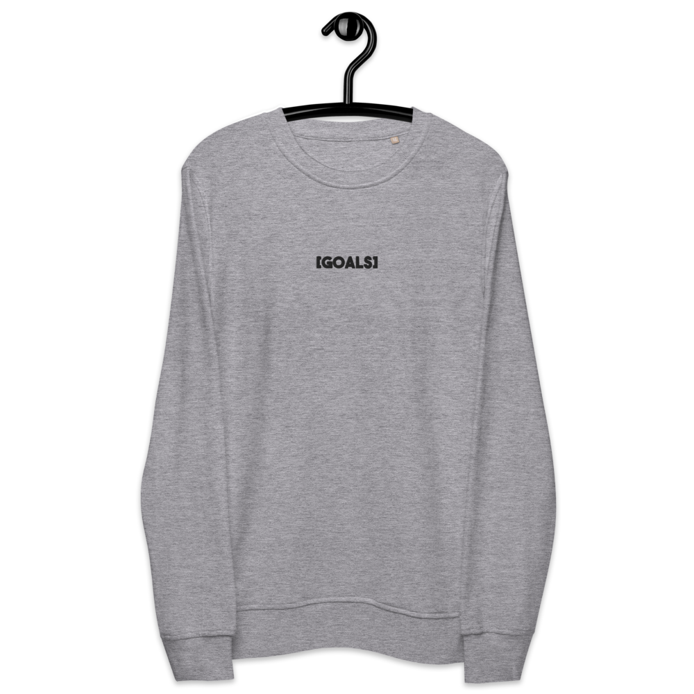 WC21 Goals Embroidered Unisex organic sweatshirt BL