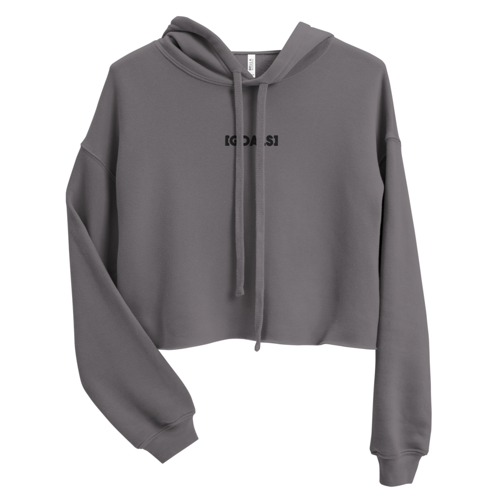 WC21 Goals Embroidered Crop Hoodie BL
