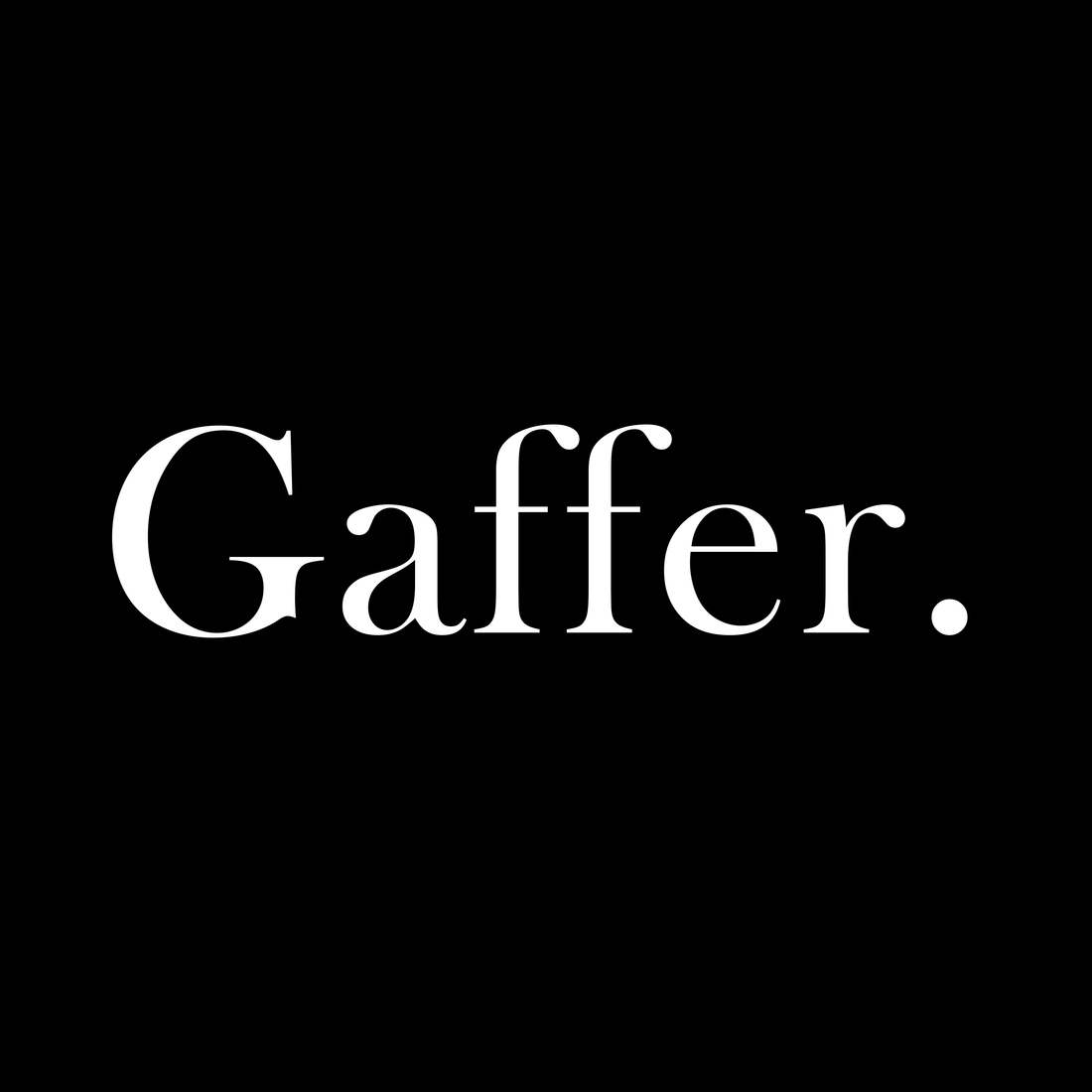 The Gaffer Kit