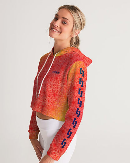 Sqdltd SU24 Women's AOP Cropped Hoodie Sol