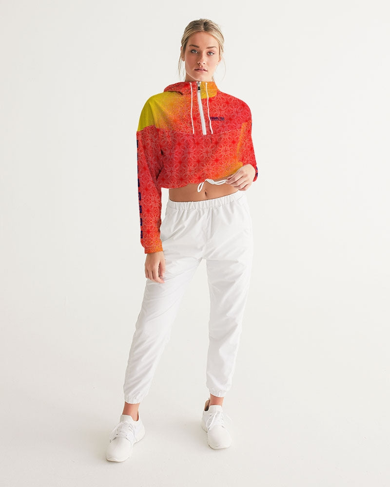 Sqdltd SU24 Women's AOP Cropped Windbreaker Sol