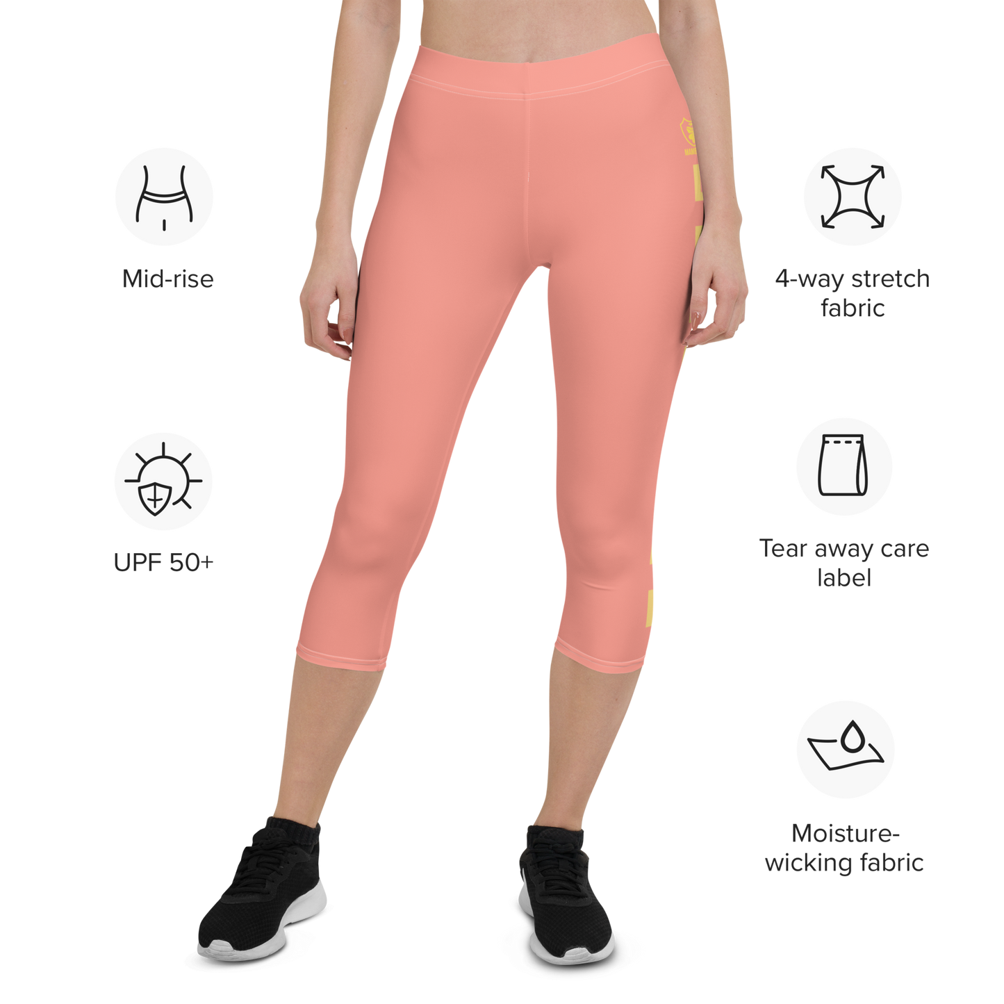 Sqdltd SP24 Mamba Capri Leggings Desert