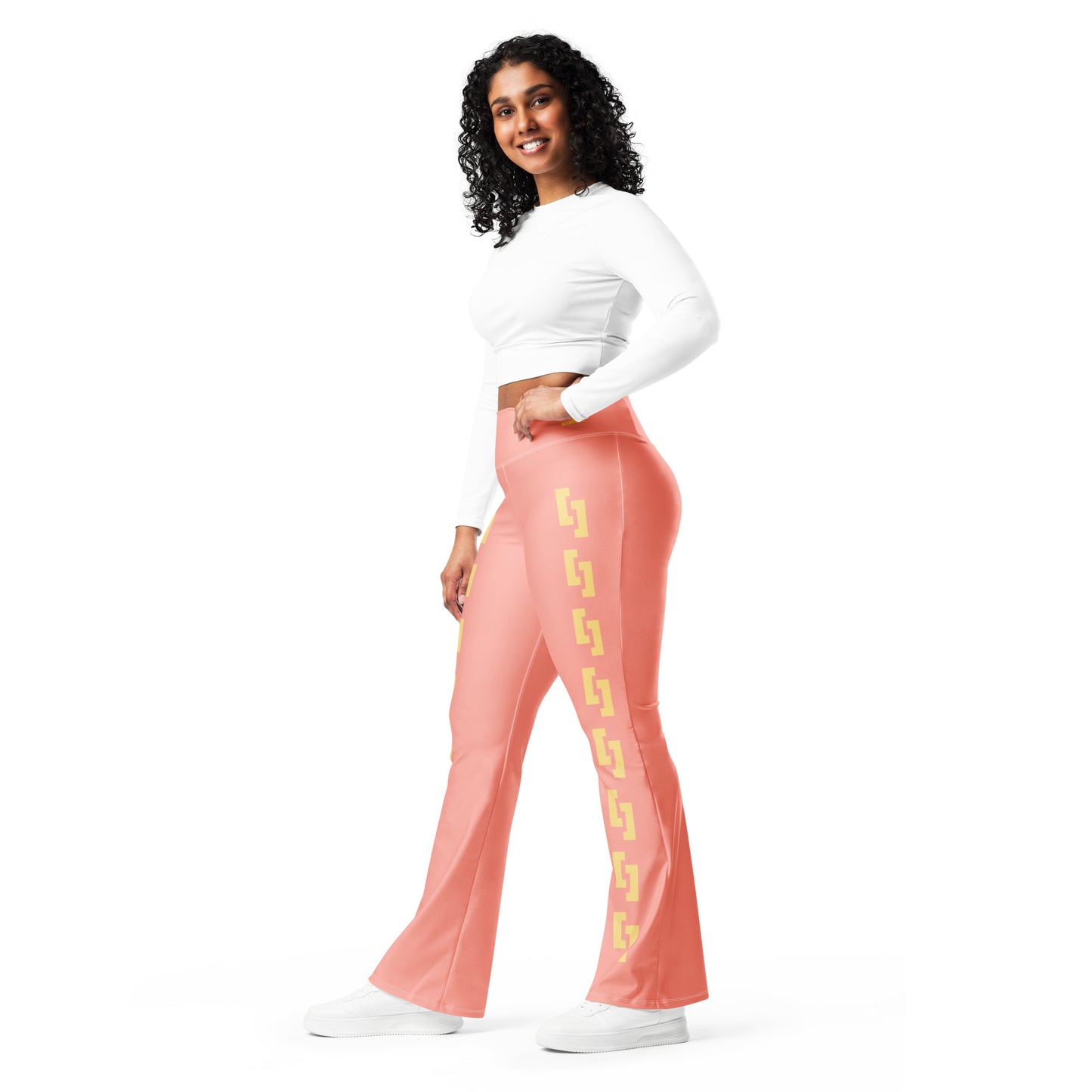 Sqdltd SP24 Mamba Flare leggings Desert