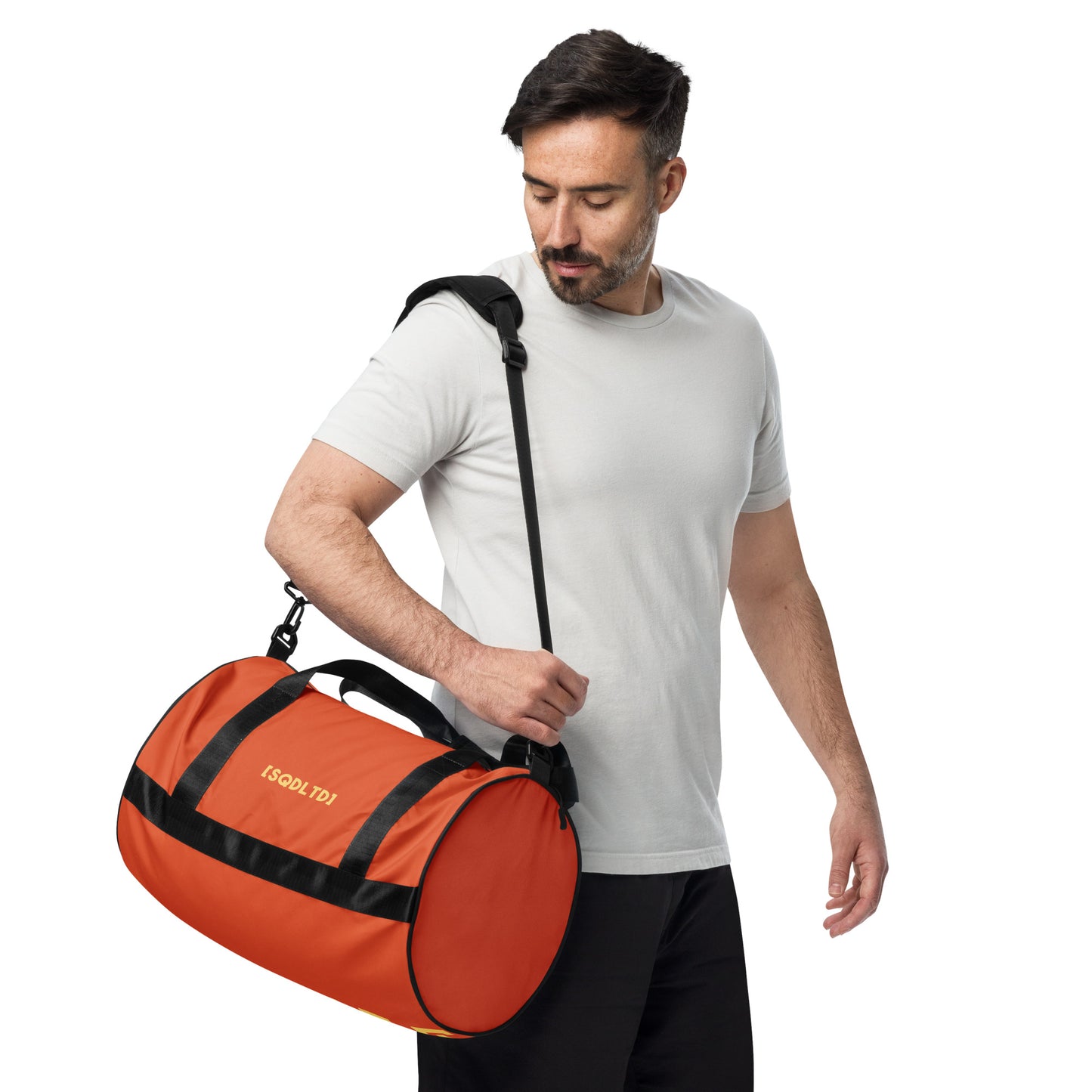 Sqdltd SP24 AOP gym bag Orangeade