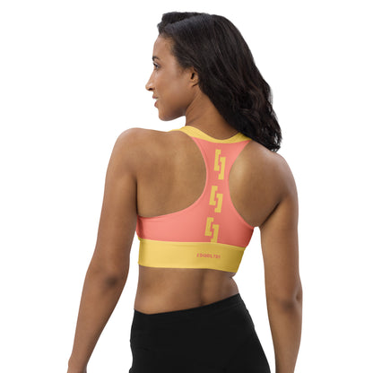 Sqdltd SP24 Mamba Longline sports bra Desert