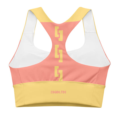 Sqdltd SP24 Mamba Longline sports bra Desert