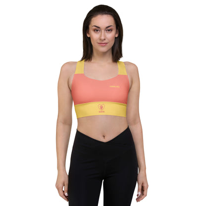 Sqdltd SP24 Mamba Longline sports bra Desert