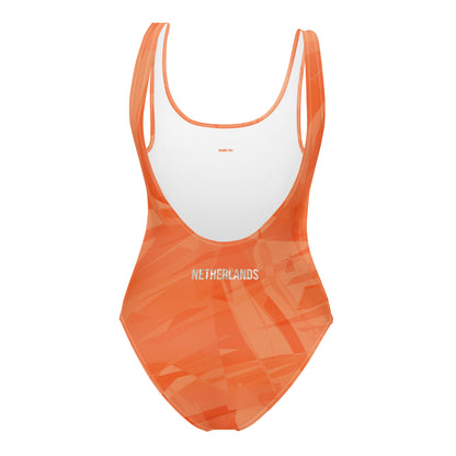 Sqdltd Oranje One-Piece Swimsuit