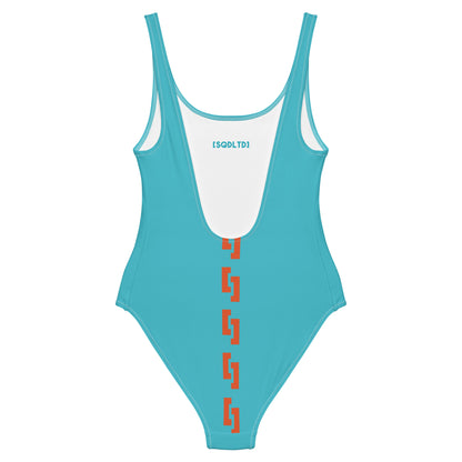 Sqdltd SP24 One-Piece Swimsuit Sherbet