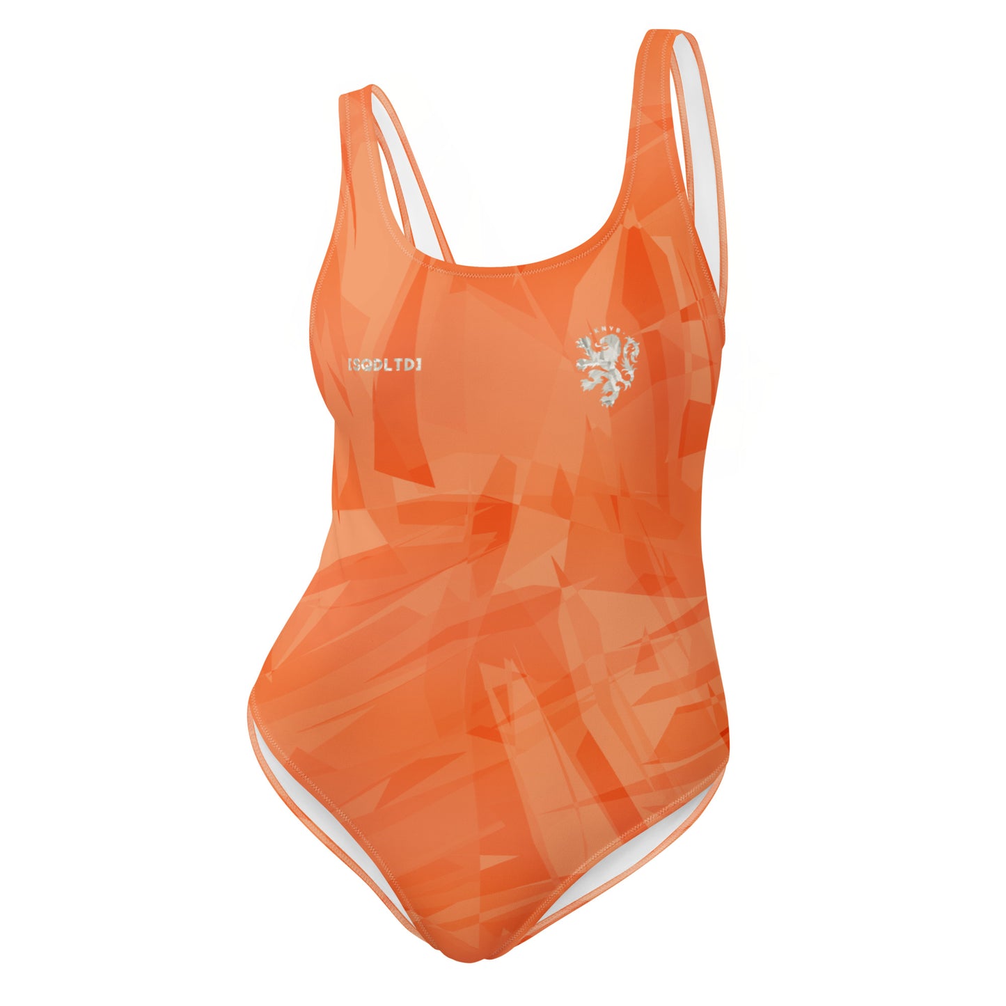 Sqdltd Oranje One-Piece Swimsuit