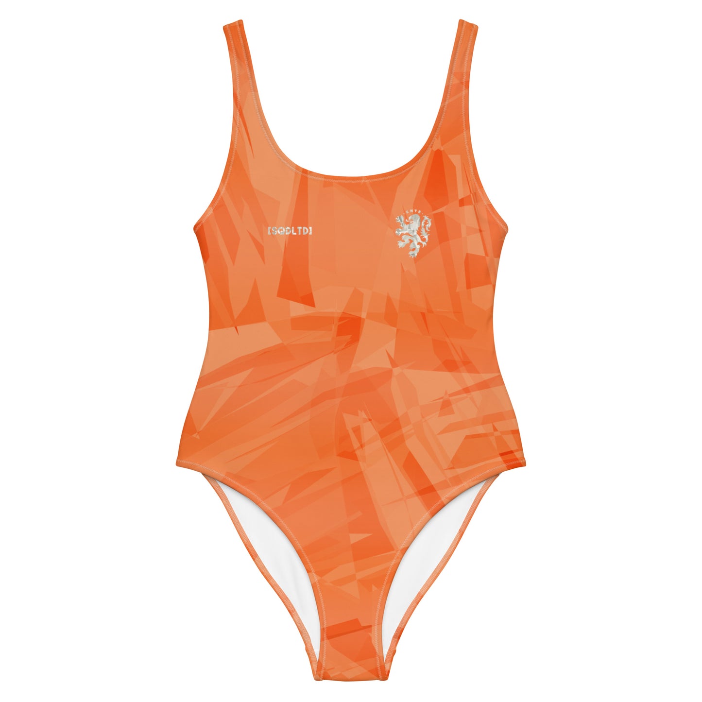 Sqdltd Oranje One-Piece Swimsuit