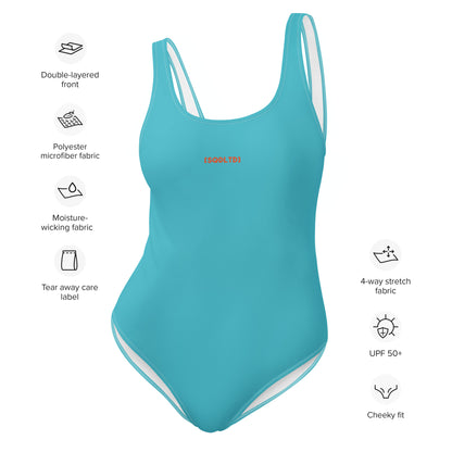 Sqdltd SP24 One-Piece Swimsuit Sherbet