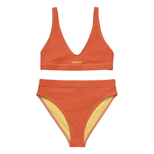 Sqdltd SP24 Recycled high-waisted bikini Orangeade