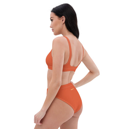 Sqdltd SP24 Recycled high-waisted bikini Orangeade