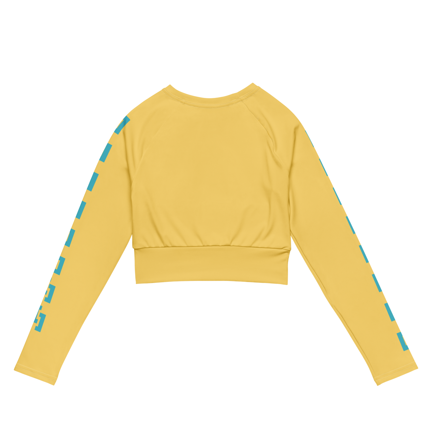 Sqdltd SP24 Recycled long-sleeve crop top Popsicle