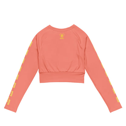 Sqdltd SP24 Mamba Recycled long-sleeve crop top Desert