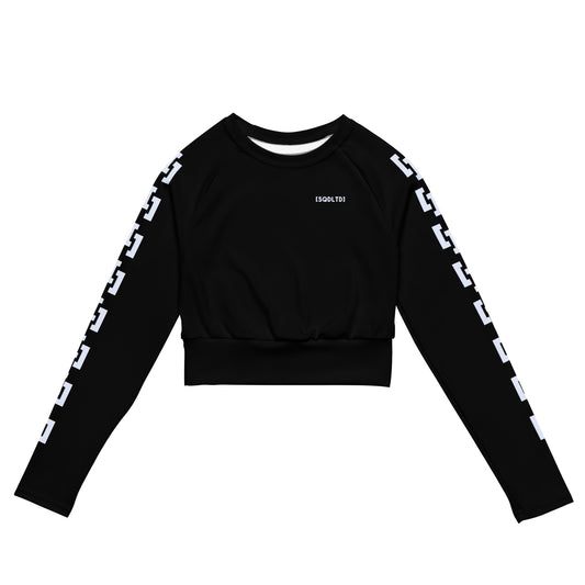 Sqdltd SP24 Recycled long-sleeve crop top WL