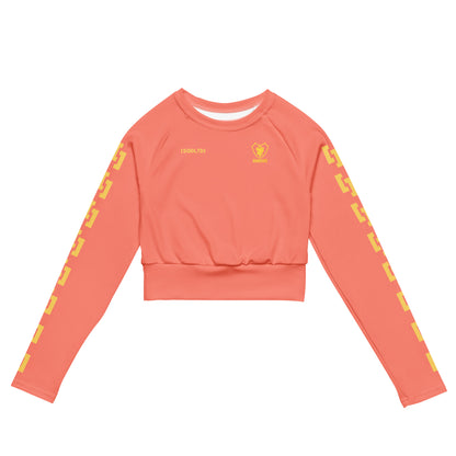 Sqdltd SP24 Mamba Recycled long-sleeve crop top Desert