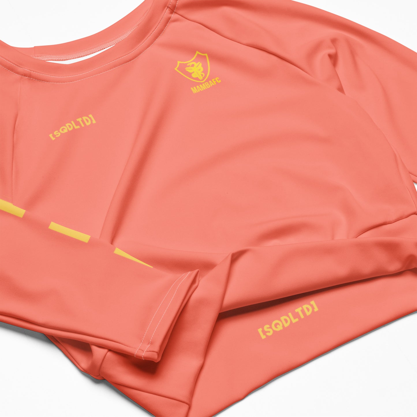 Sqdltd SP24 Mamba Recycled long-sleeve crop top Desert