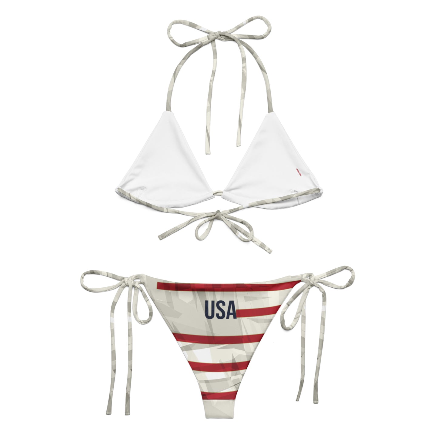 Sqdltd USA SB Recycled String Bikini