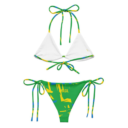 Sqdltd Brasil SB Recycled String Bikini