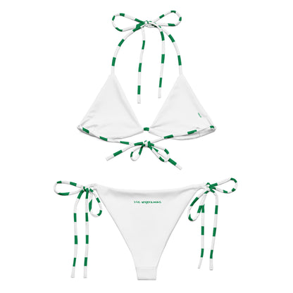 Sqdltd A Nacional recycled string bikini W