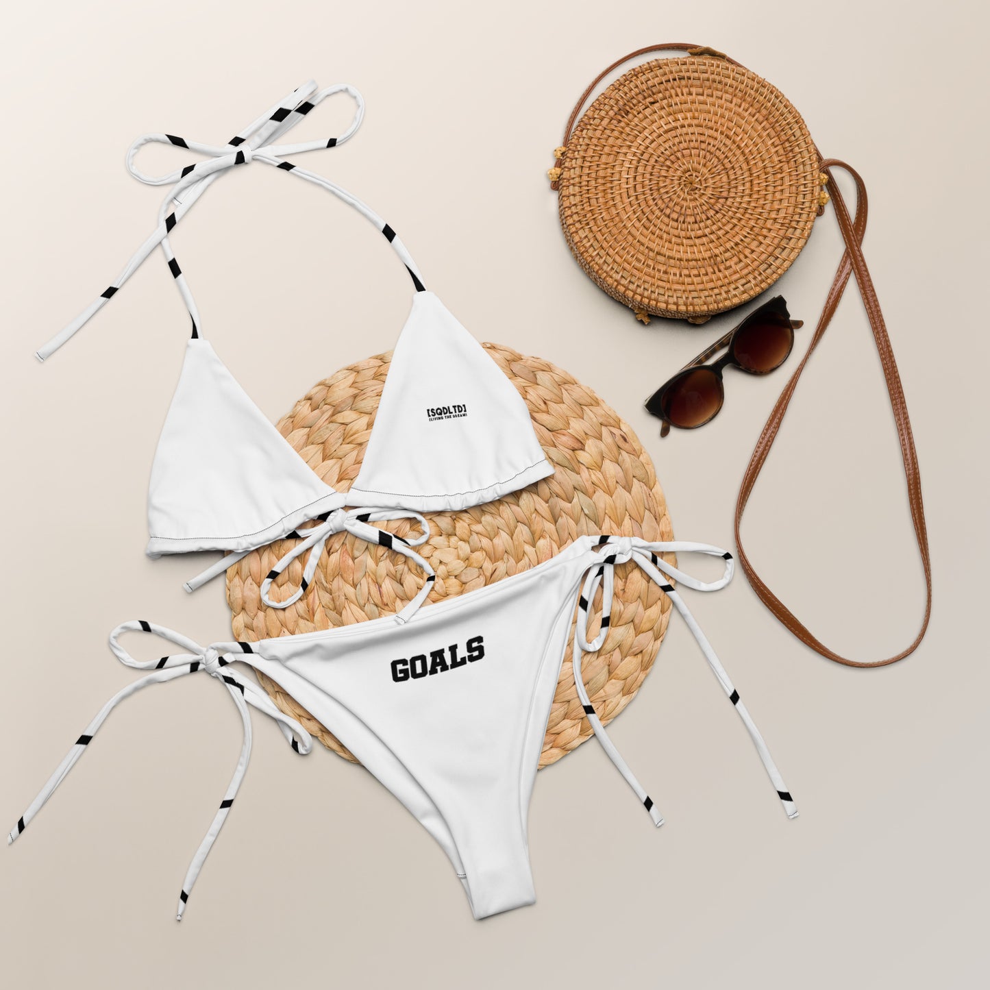 Sqdltd Goals recycled string bikini BL