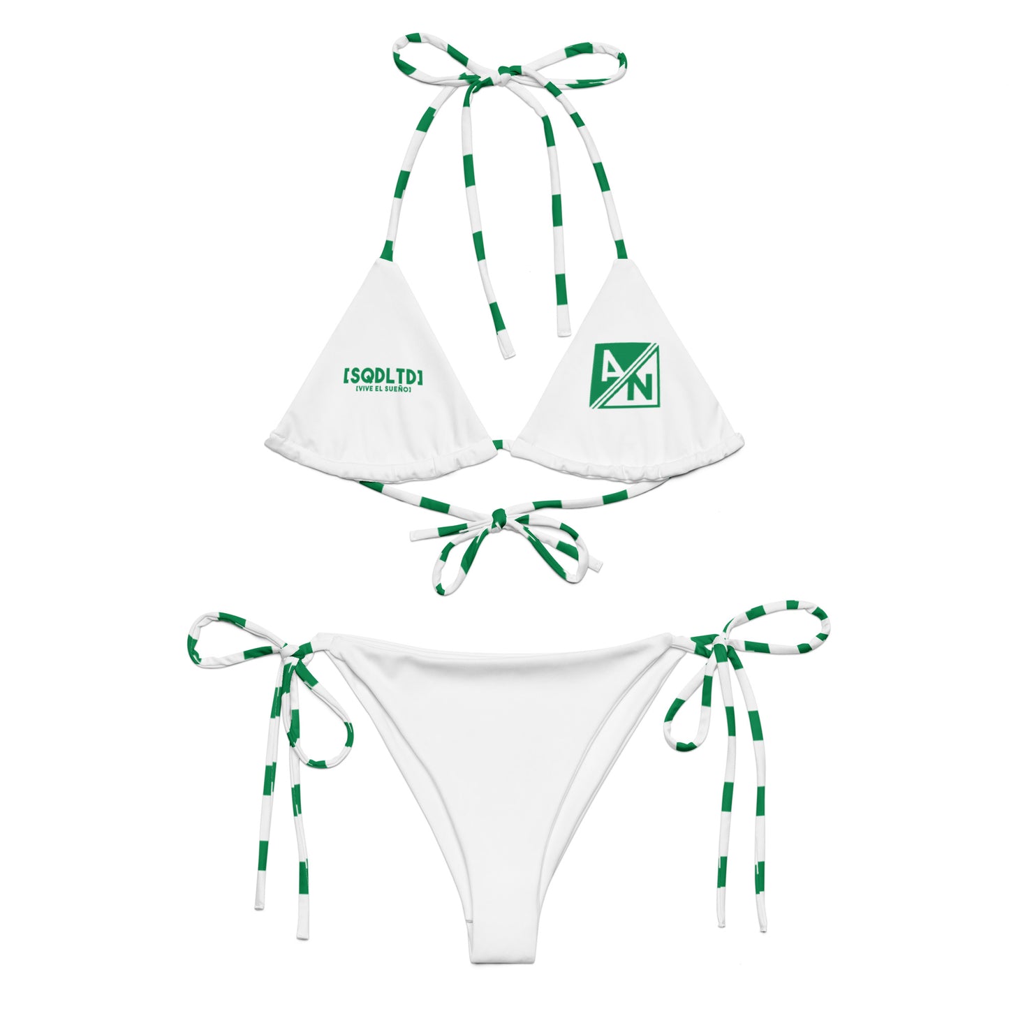 Sqdltd A Nacional recycled string bikini W