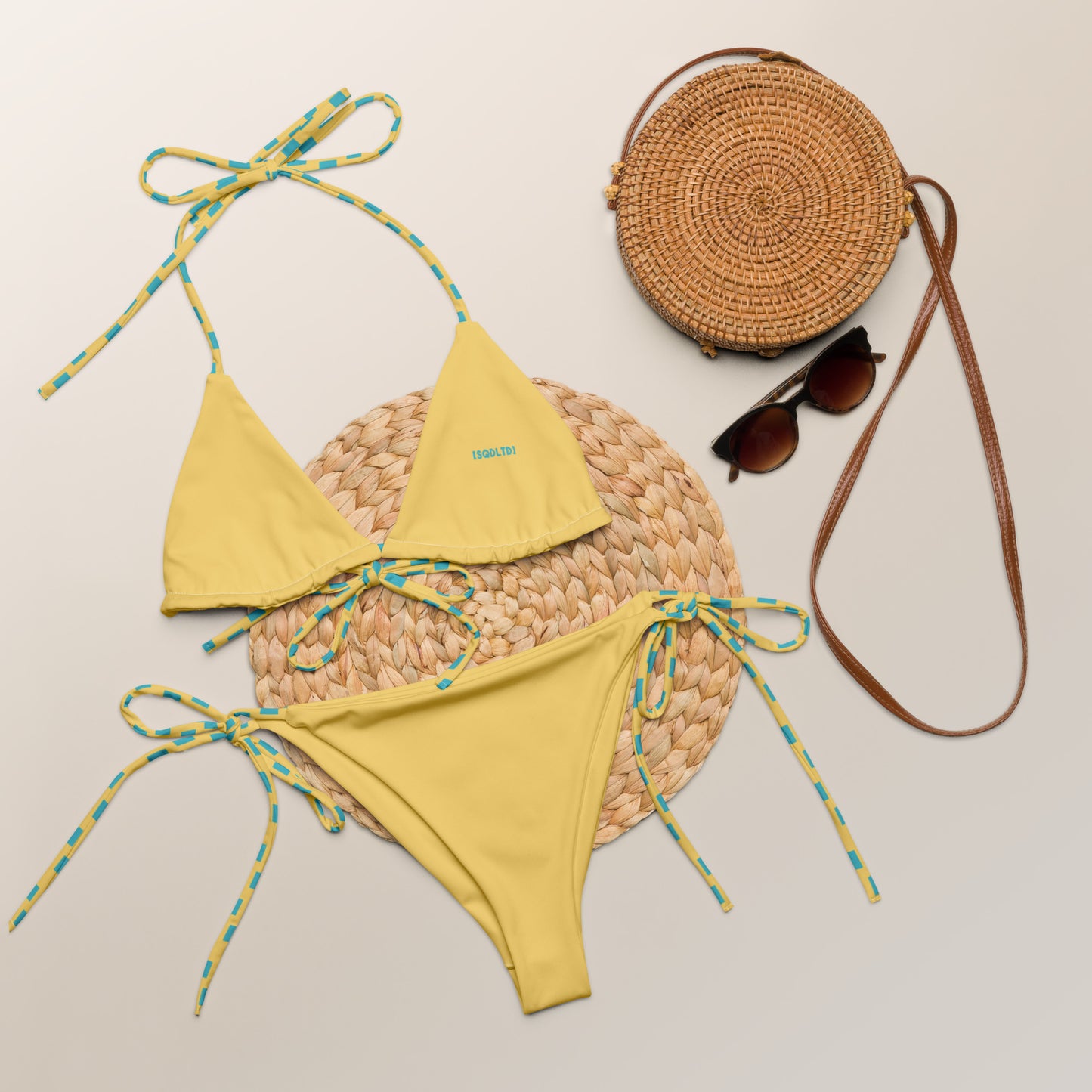 Sqdltd SP24 recycled string bikini Popsicle