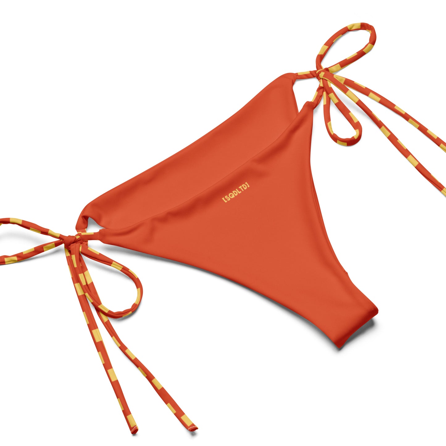 Sqdltd SP24 recycled string bikini Orangeade