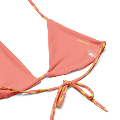 Sqdltd SP24 Mamba recycled string bikini Desert