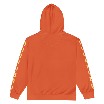 Sqdltd SP24 Unisex zip hoodie Orangeade