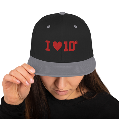 Sqdltd ILUV10s Snapback Hat VRed