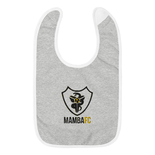 SqdltdxMamba FC Embroidered Logo Baby Bib