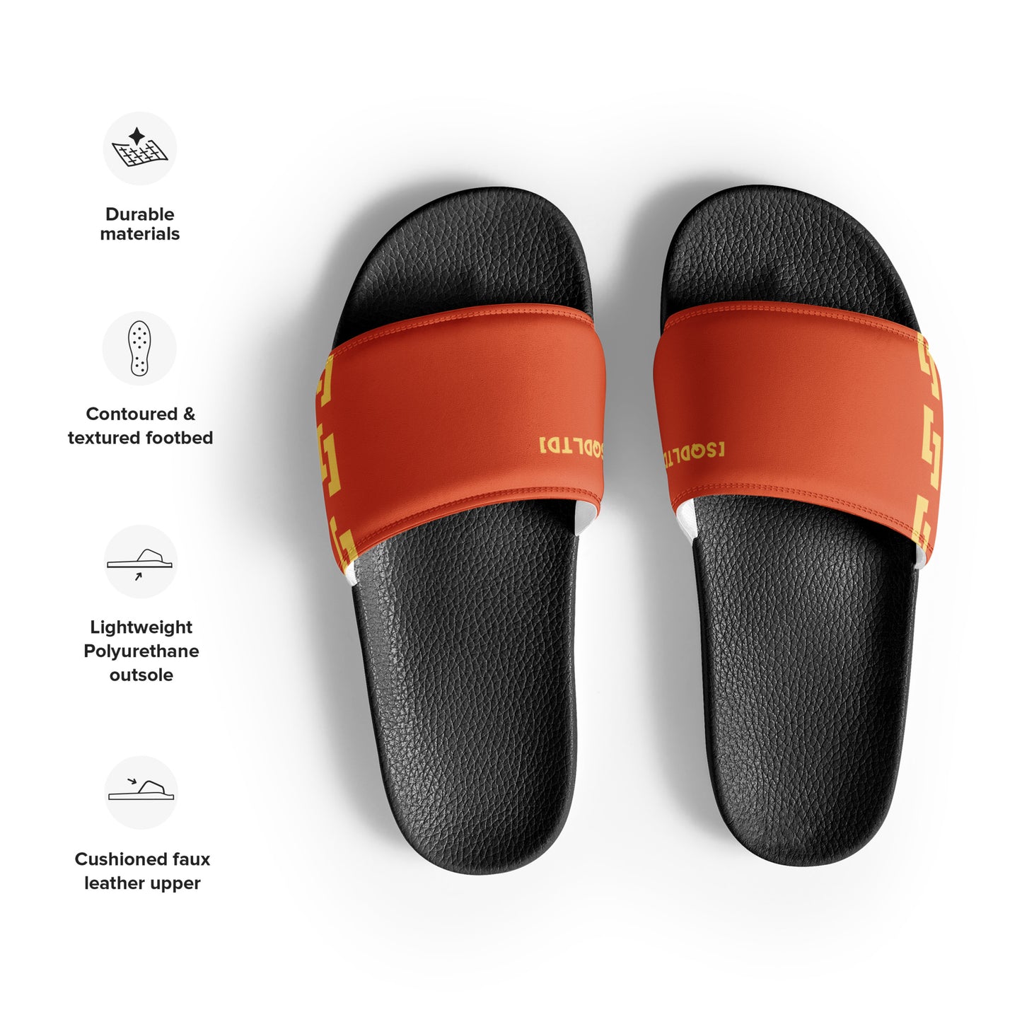 Sqdltd SP24 Men’s slides Orangeade