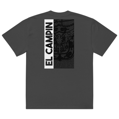 Sqdltd El Campin Intense Eagle Stadium Oversized faded Tee