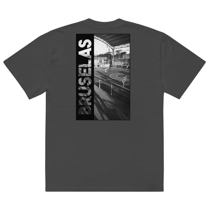 Sqdltd Bruselas Park Stadium Oversized faded Tee