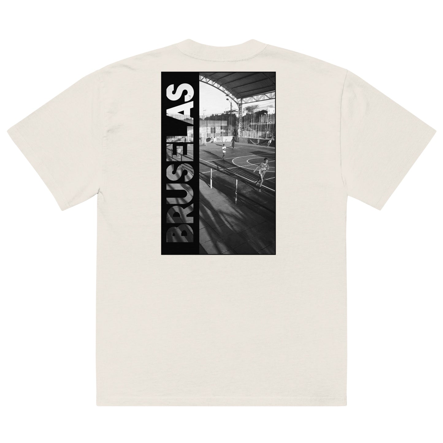 Sqdltd Bruselas Park Stadium Oversized faded Tee